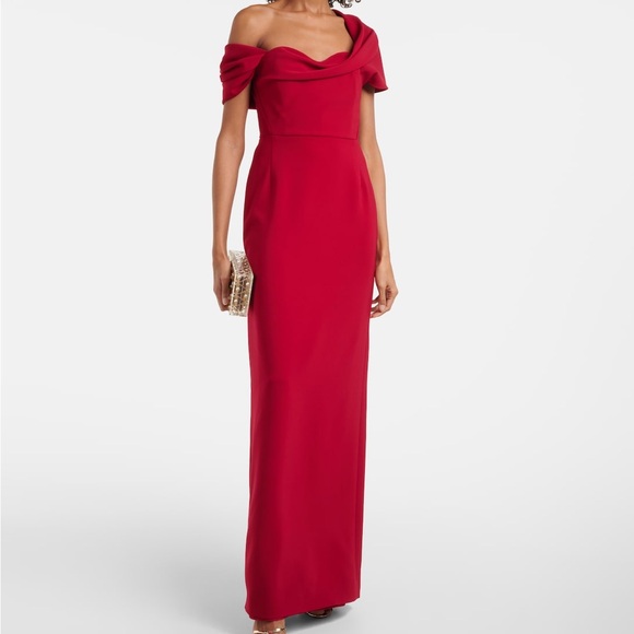 carolina herrera red long dress Carolina Herrera